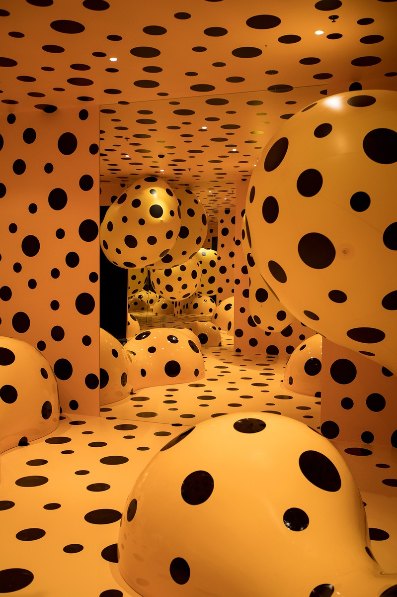 Image result for Yayoi Kusama dots obsession mona