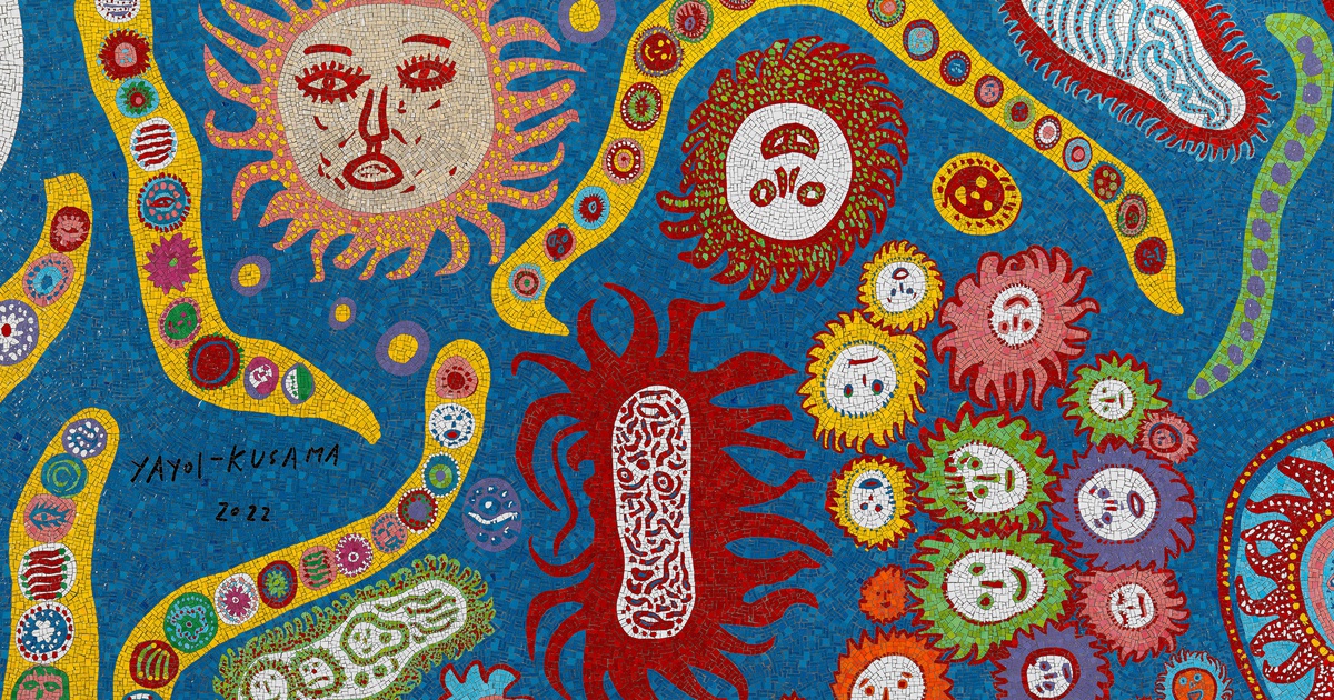 Yayoi Kusama creates a large-scale mosaic for New York's Grand